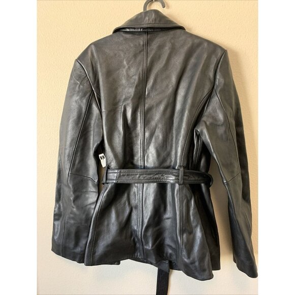 Worthington Women Size Medium Black Lambs Leather - Picture 4 of 9